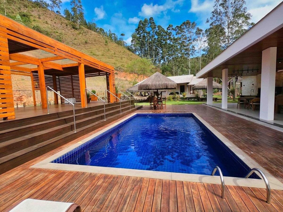 Sitio Cinco Folhas, Recanto Com Vista Pra Montanha Marechal Floriano Exterior photo